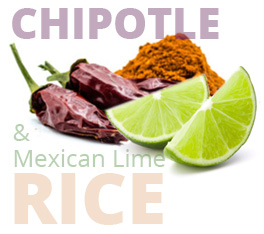 Chipotle and mexican lime rice